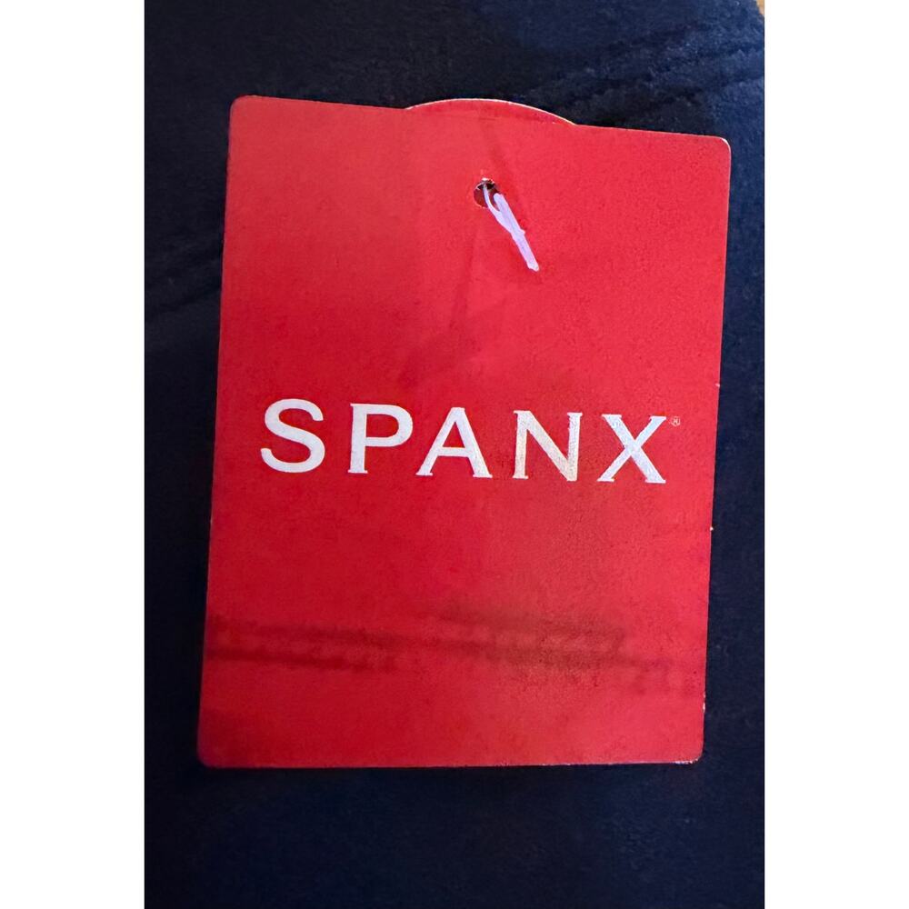 SPANX Leggings Womens S Navy Faux Suede High Rise Pull-On Shaping‎ - Picture 3 of 6